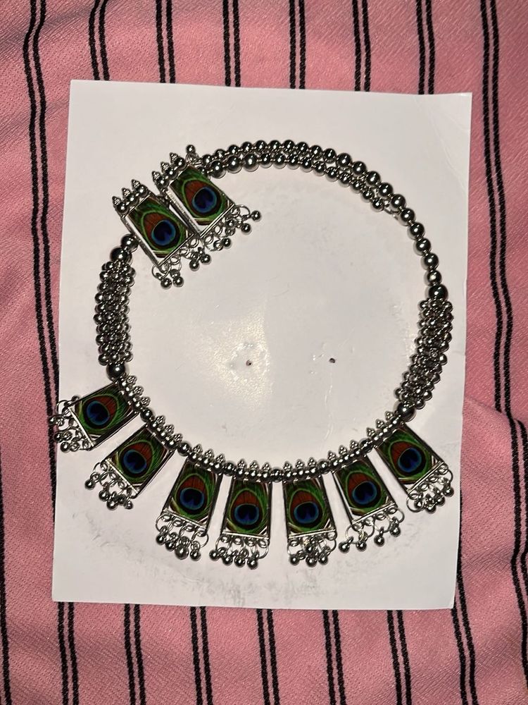 Peacock Necklace Set