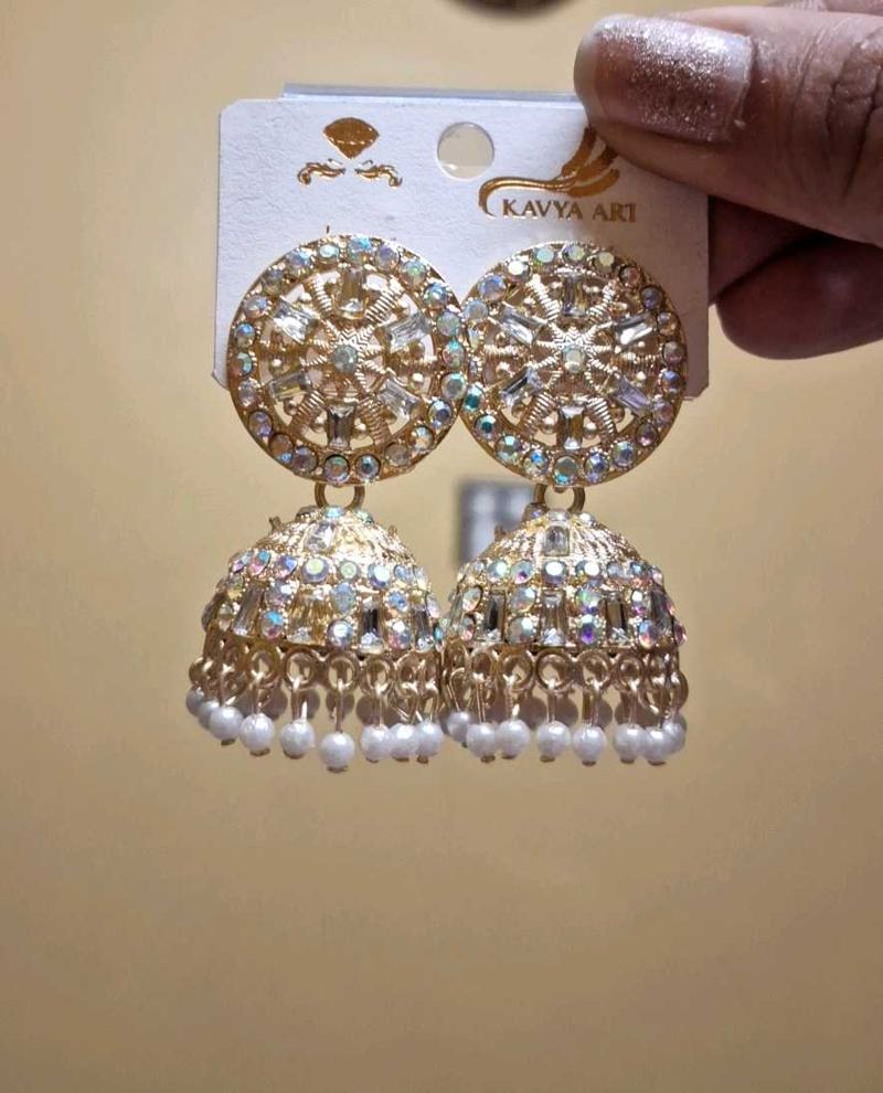 Kavya Art Jhumka Earrings