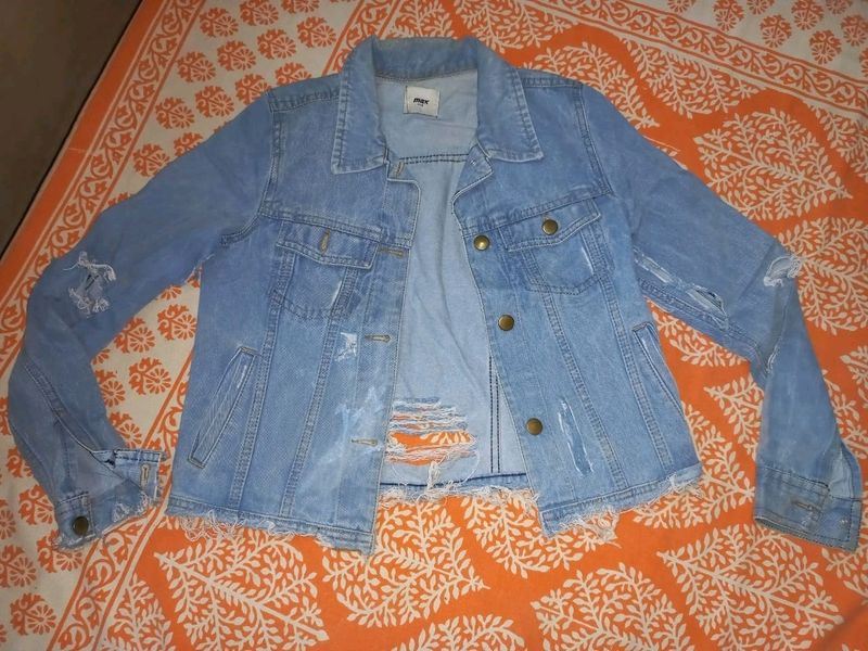 Distressed Denim Jacket