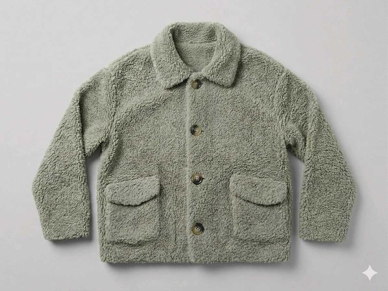 Branded Fleece Fur  Jacket