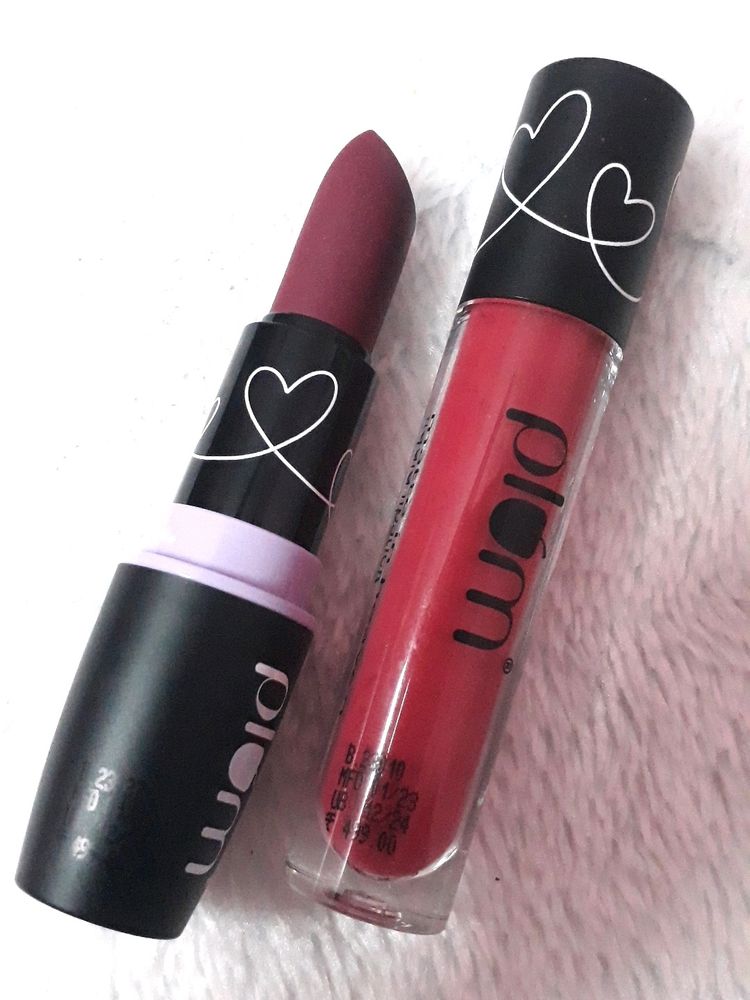 124  Plum Lipstick Pack of 1 Pink Martini