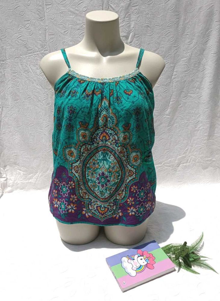 Boho Paisley Tank Top