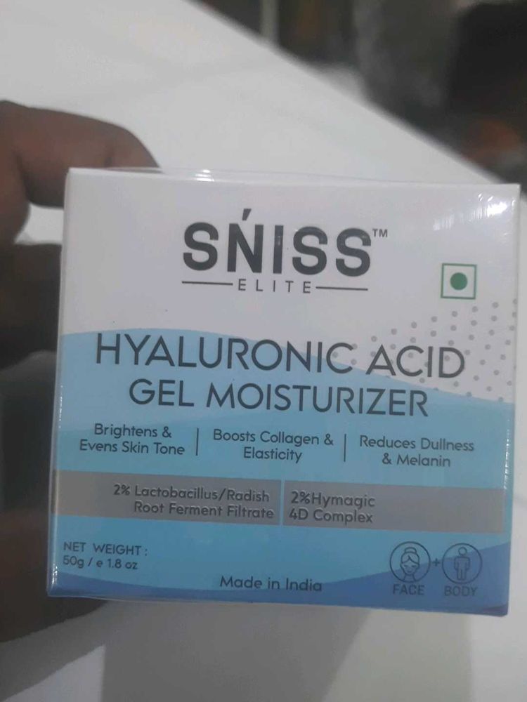 SNISS ELITE Hyaluronic Acid Gel Moisturizer
