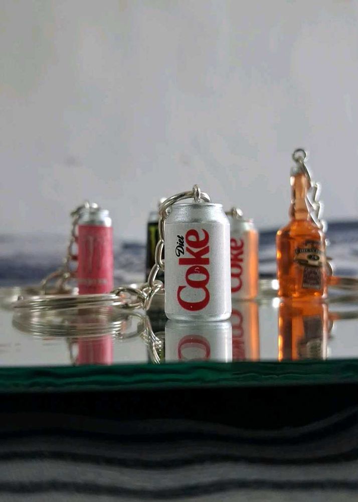 Mini Drink Can Keychain 🥤✨