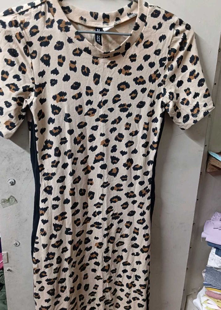 Leopard Print Sheath Dress