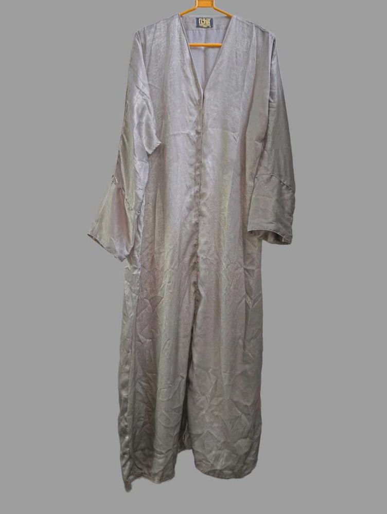 Elegant Silver Embellished Ethnic Gown  ❌NO RETURN