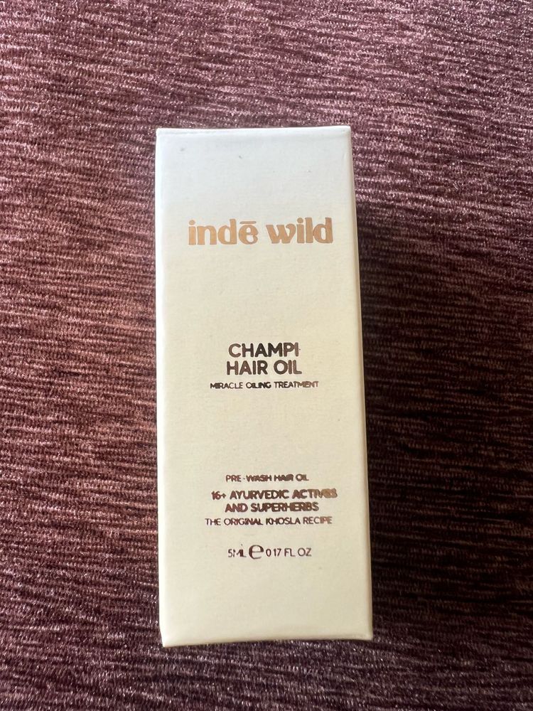 sealed 5ml Indiwild champi hair oil