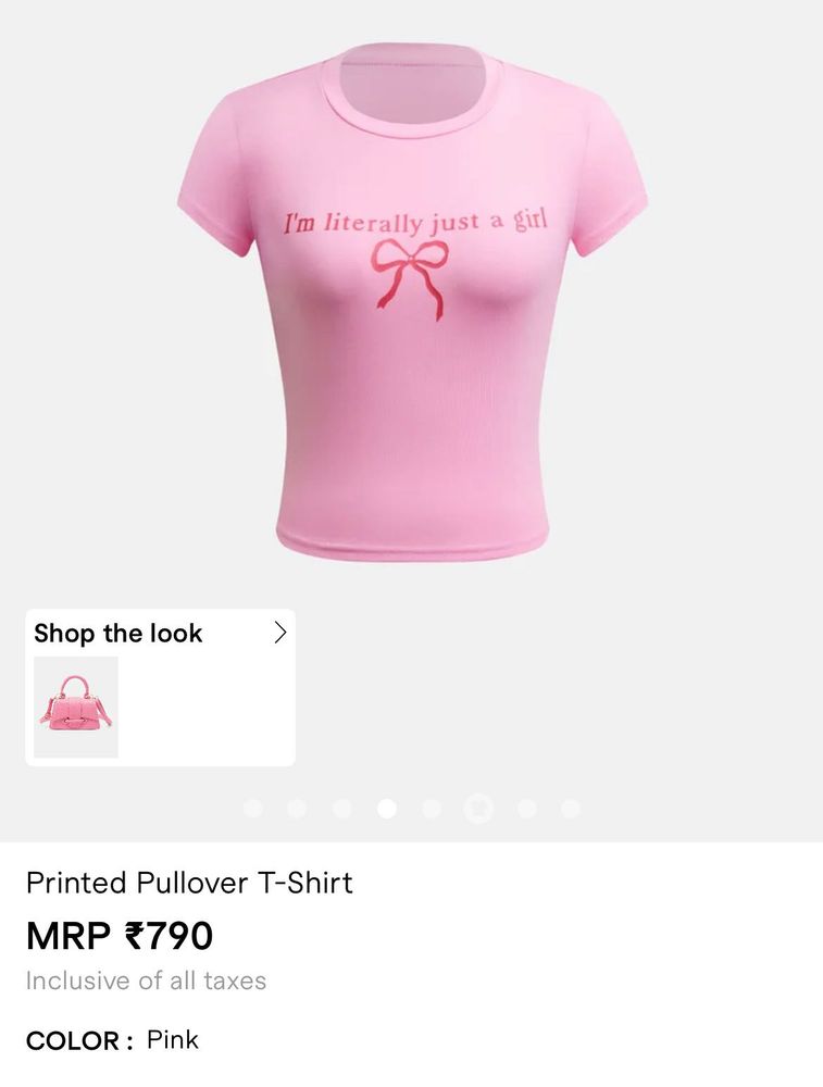 pink cute top
