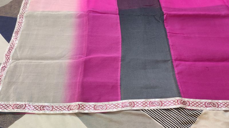 New Net Multi Color Saree