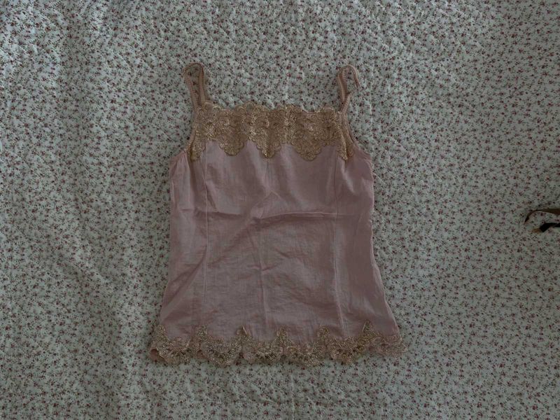 Lace Trim Camisole Top