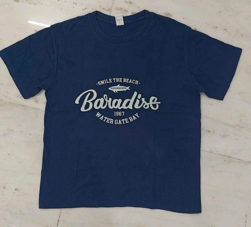 Navy Blue Paradise T-Shirt