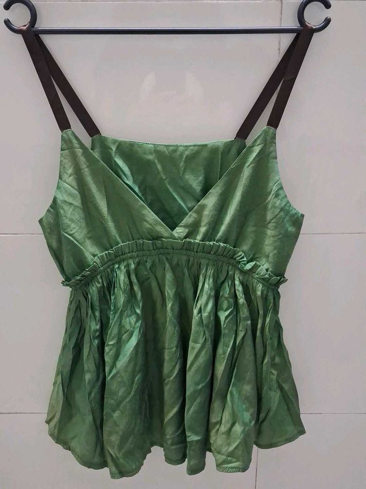 Green Cami Top