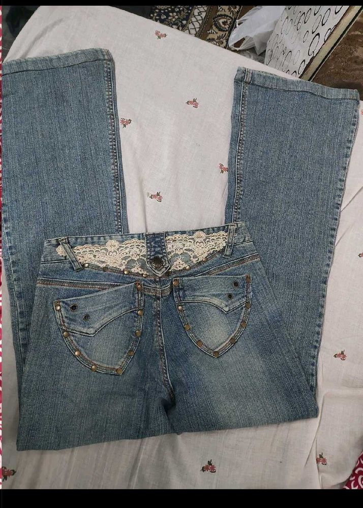 Light Wash Flare Jeans