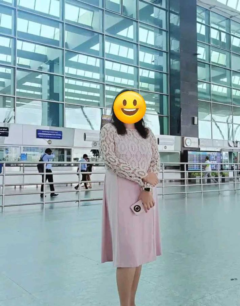 Elegant Lace Top &amp; Pink Dress