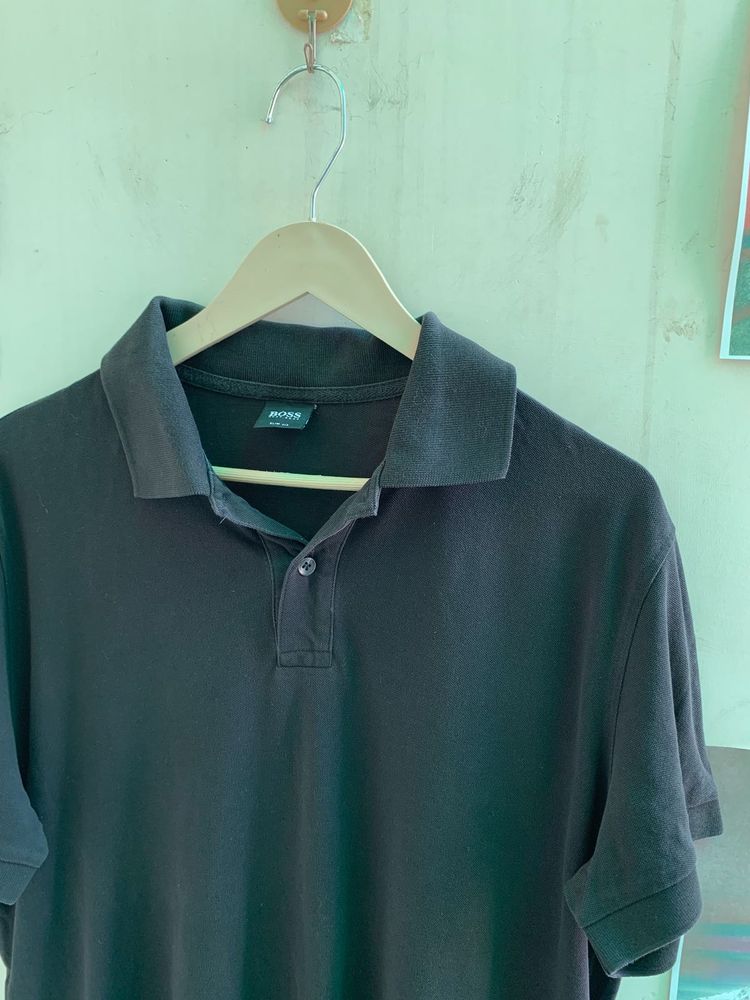 Classic Hugo Boss Black Polo Shirt (PT507)