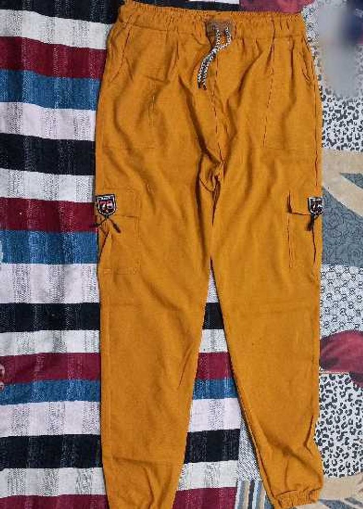 Stylish Mustard Cargo Pants