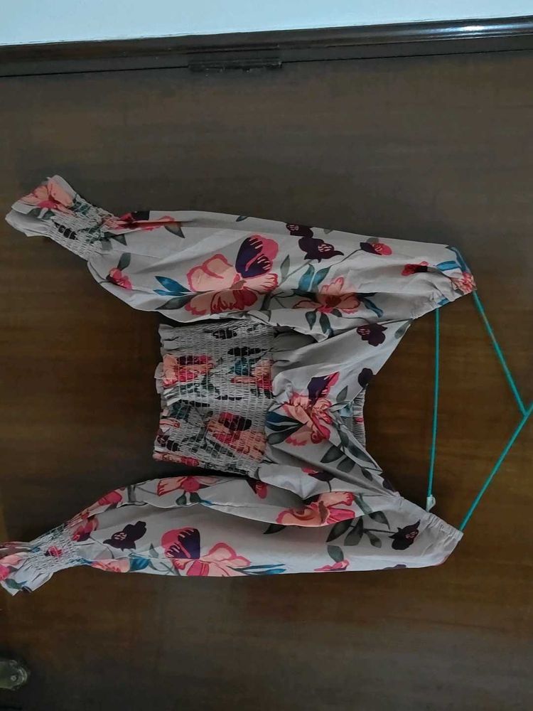 Beautiful Floral Crop Top