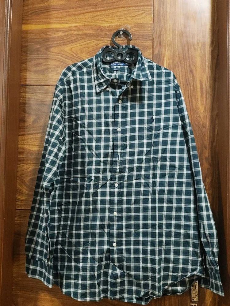 Ralph Lauren Plaid Button-Down Shirt