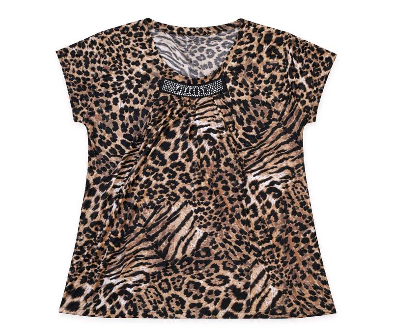 Chic Leopard Print Top