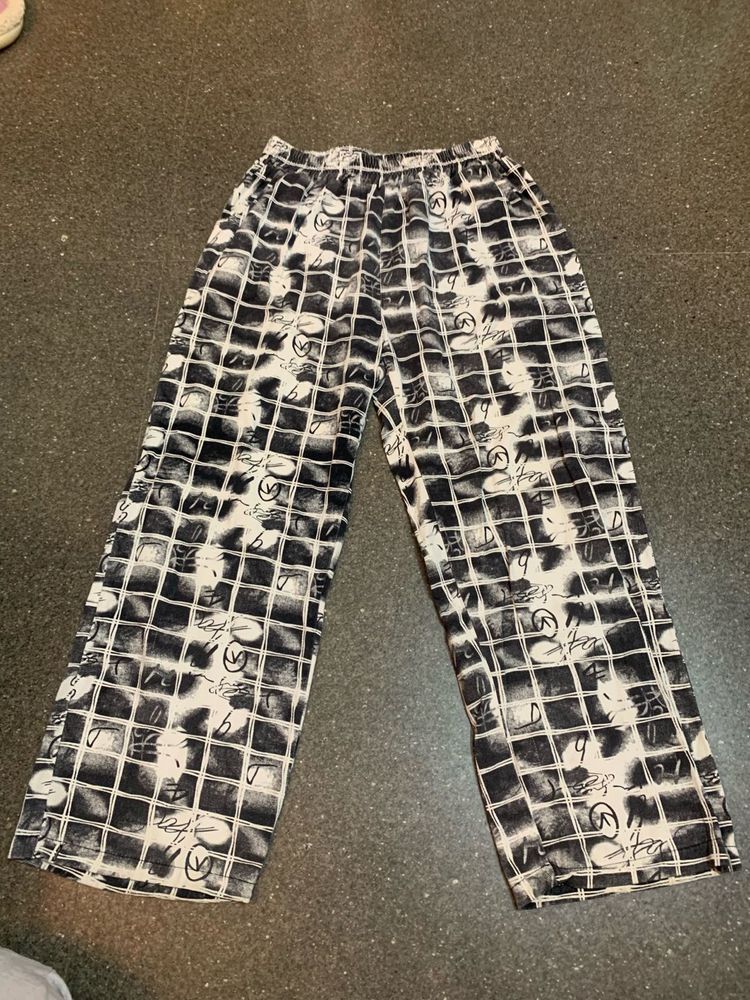 Stylish Printed Wide Leg Pants