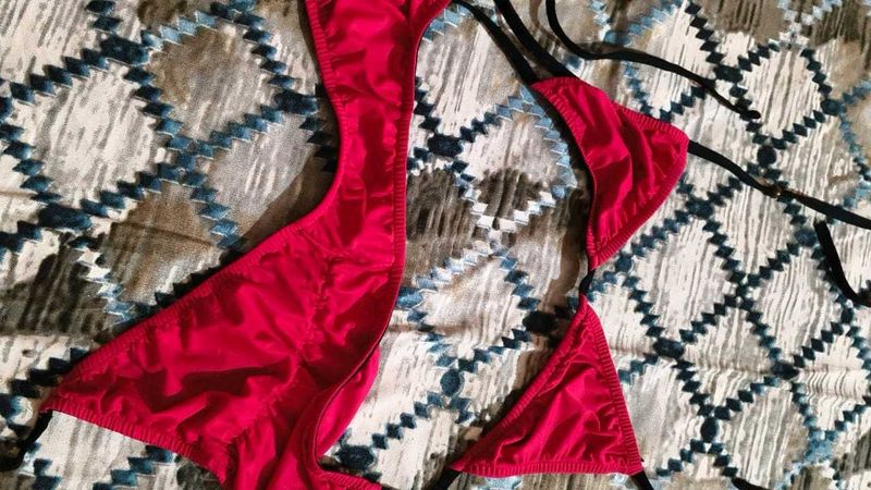 Red Bikini Set