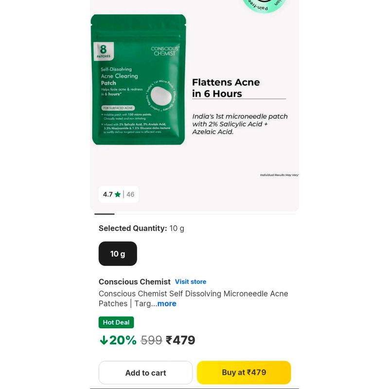 Conscious Chemist Acne Patches