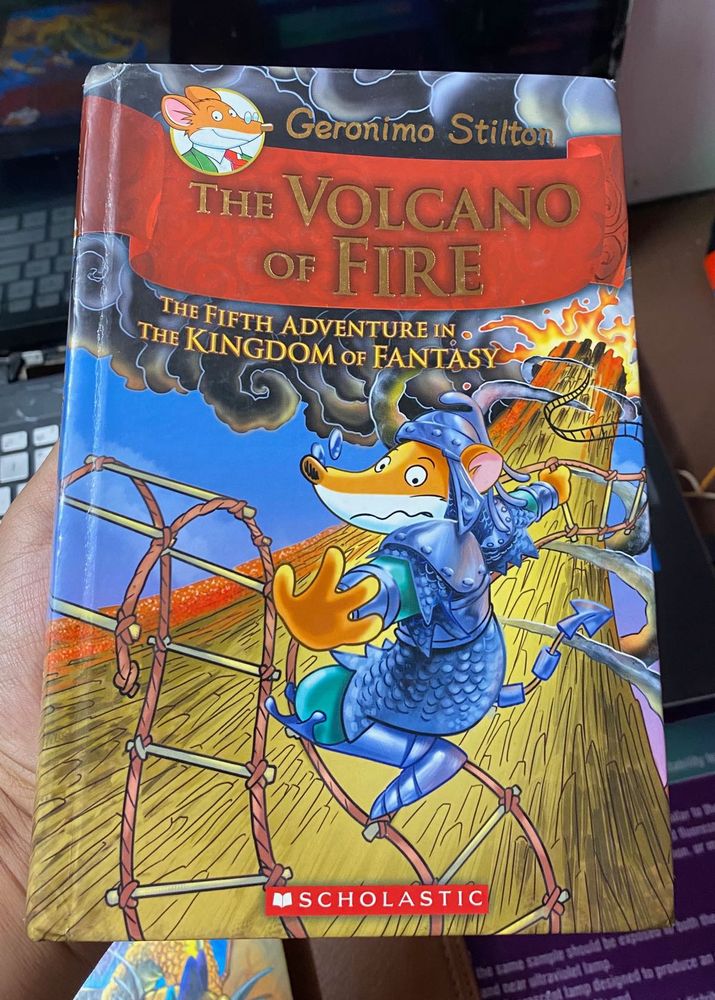 Geronimo Stilton The Volcano of Fire Book