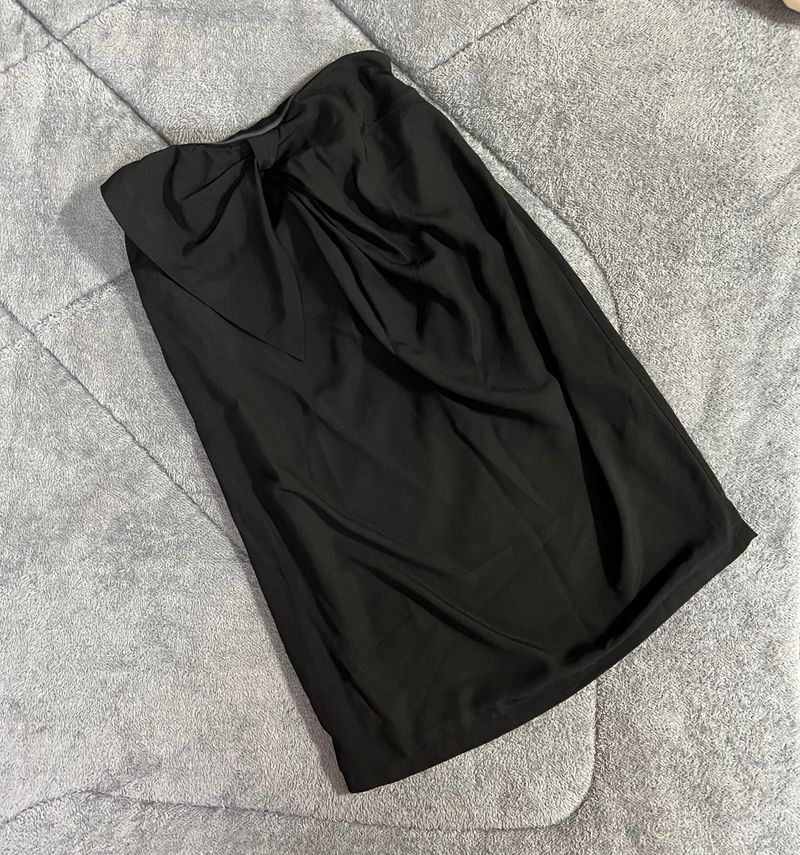 Veromoda Black Bow Style Skirt