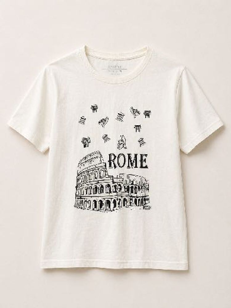 Ramoji Film City White Graphic T-Shirt | Size-S