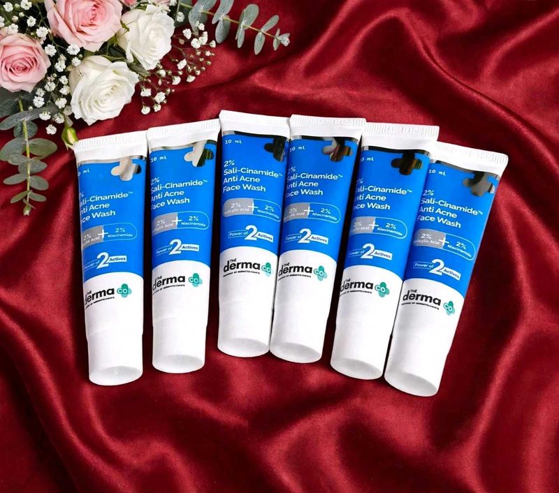 pack of 6 The Derma Co. Anti Acne Face Wash