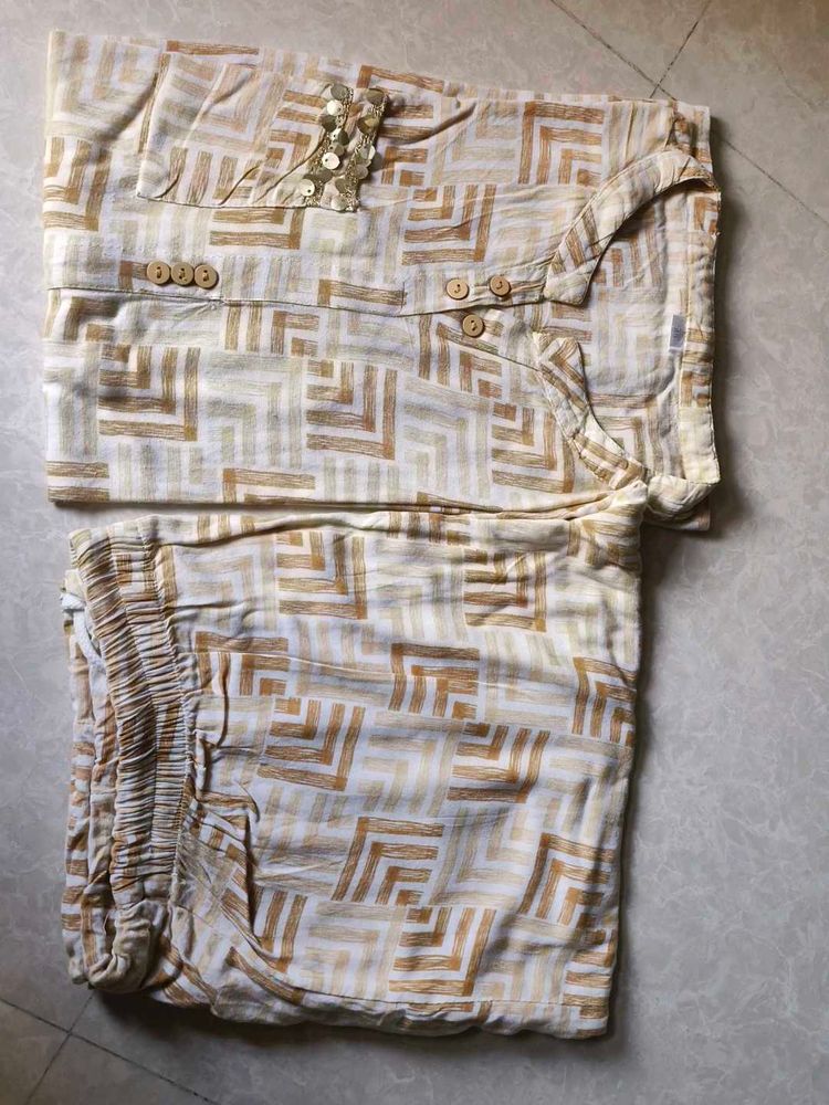Elegant Printed co-ord set