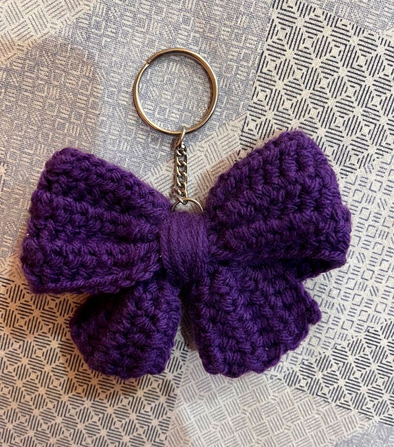 Purple Bow 🎀keychain