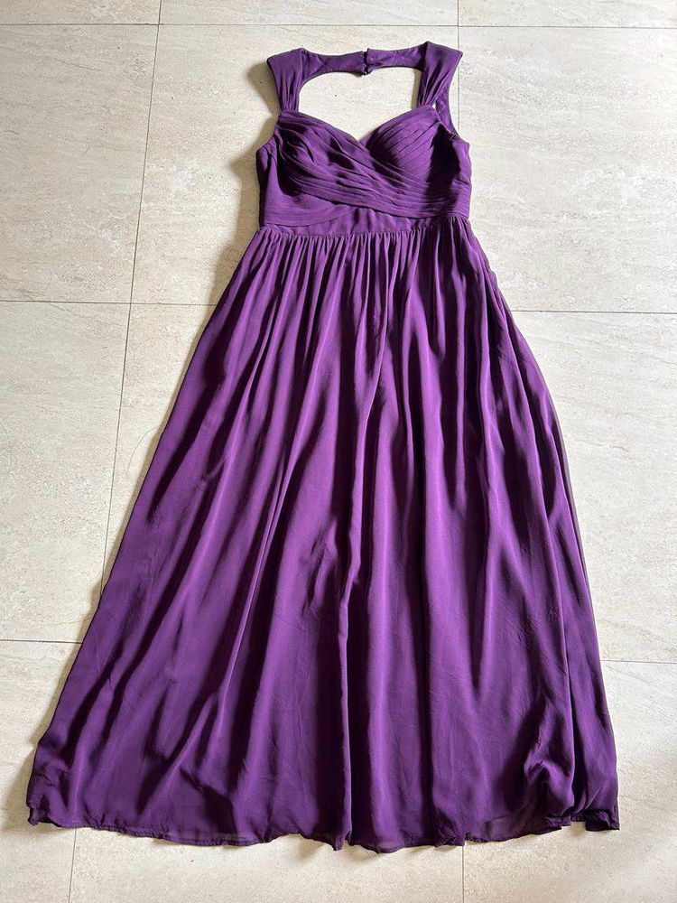 Elegant Purple Maxi Dress