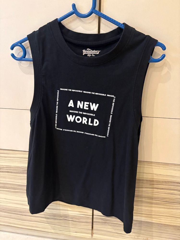 Combo of 3 Sleeveless Tops – Grey, Mustard Yellow
