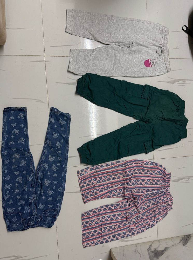 5 Girls' Joggers &amp; Pants Bundle