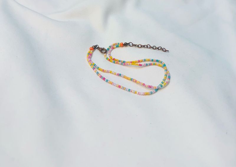Colorful Beaded anklet