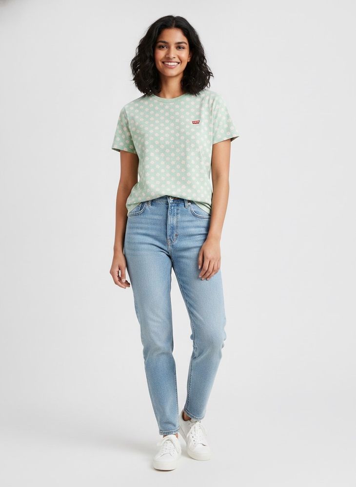 Levi's Pastel Green Floral T-Shirt