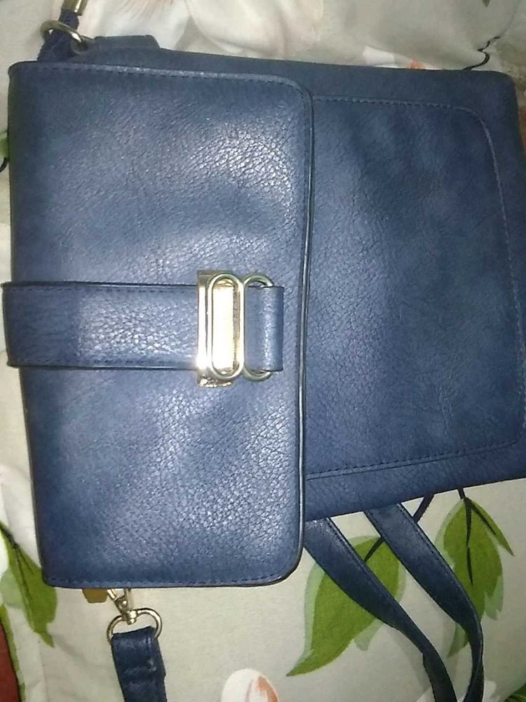 Stylish Navy Blue Crossbody Bag
