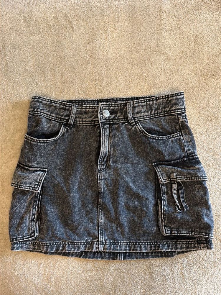 GIRLS 12-14 yrs Age - Stone Wash Denim Mini