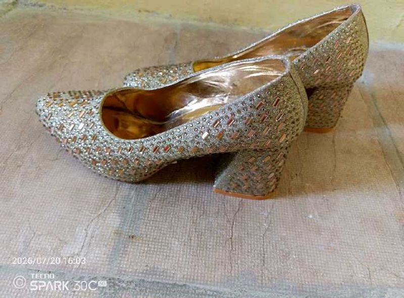 Sparkling Embellished Heels
