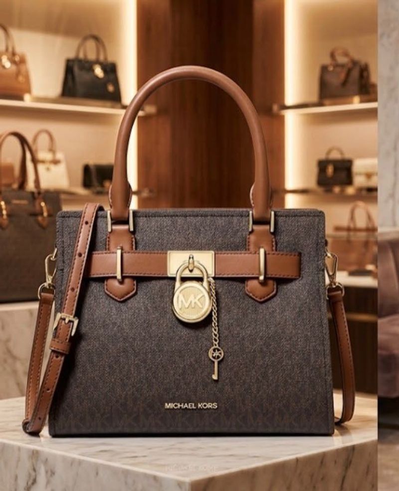 MICHAEL KORS HAMILTON SATCHEL BAG