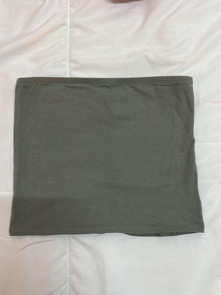 Olive Green Tube Top