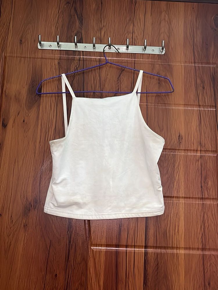 New White crop top