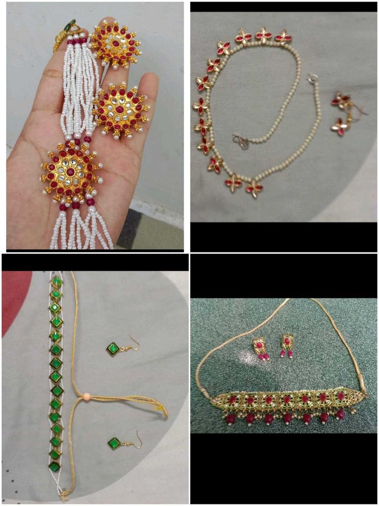 4Exquisite Indian Jewelry Set