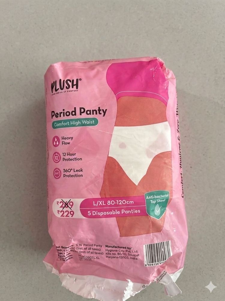 Plush Disposable Period Panty Bundle