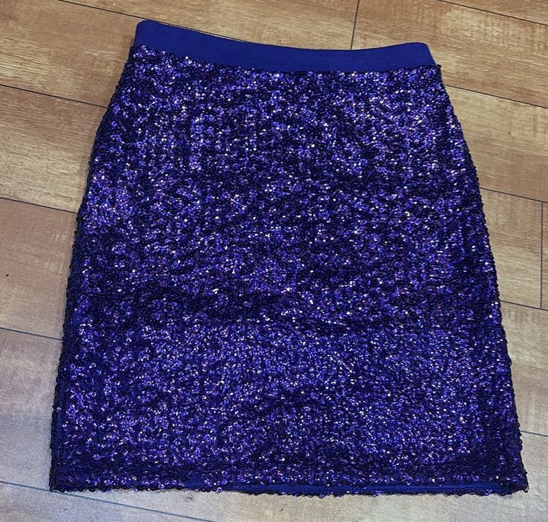 pintresty bagnee sequin skirt