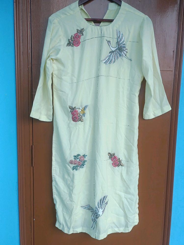 Vintage Embroidered Tunic Dress