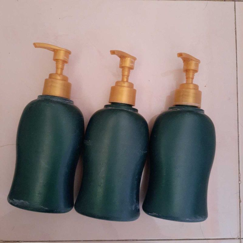 Set of 3 Soap Dispenser Bottles