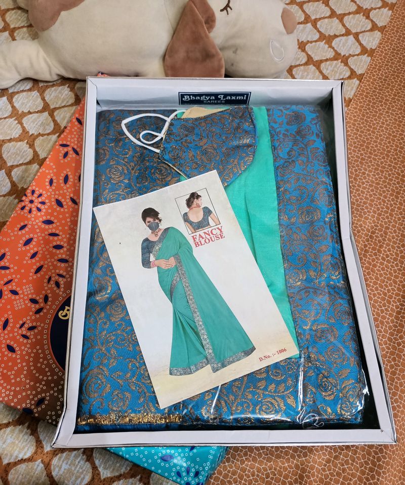 ✅✨Beautiful Saree For Gifting With Free Paticott