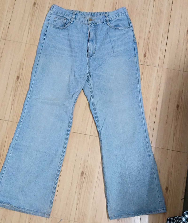 Light Wash Flare Jeans